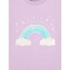 GU by Uniqlo Девочки Sequin T Радуга +e