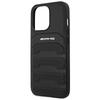 Etui do iPhone 14 Pro AMG Skórzane Debossed Czarne