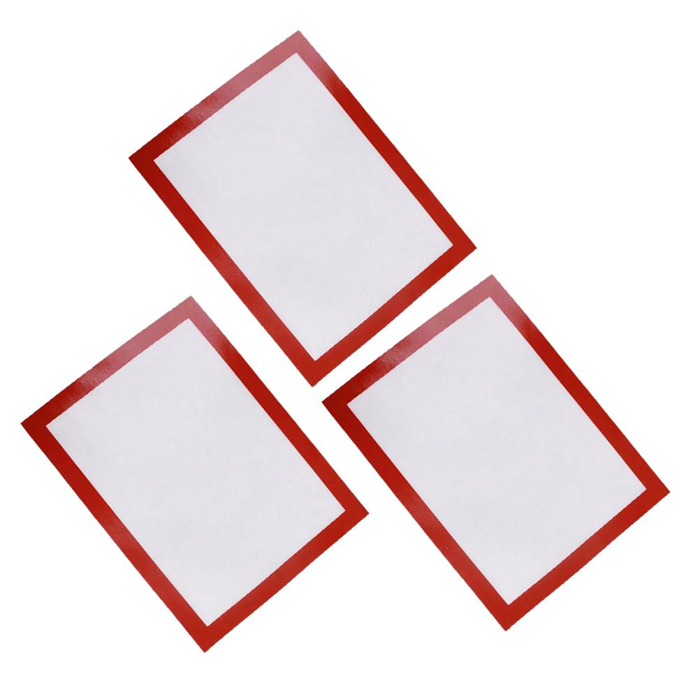 3Pcs Non Stick Silicone Baking Mats 40x30cm Heat Resistant Pastry Mat Professional Kitchen Silicone Mat for Oven Baking Sheets