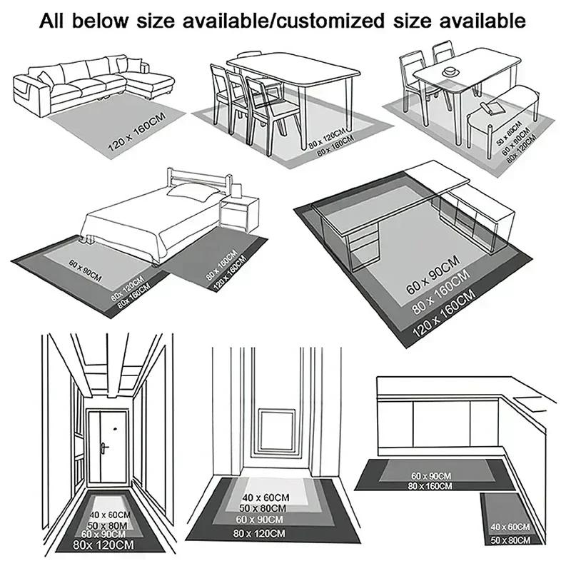 Футбольный ковер Декор пола для футбола Моющийся ковер для гостиной, спальни, детской комнаты, игровой комнаты Стильный ковер на спортивную тематику