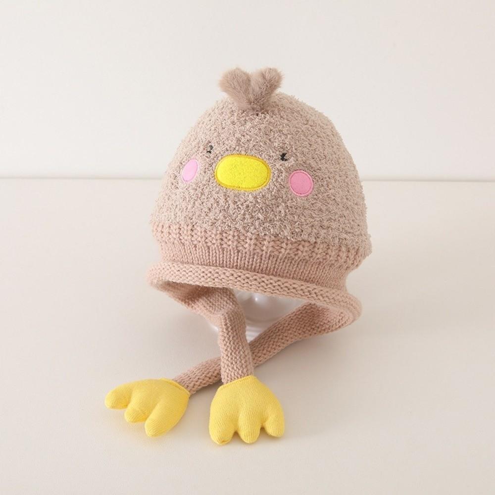 Вязаная шапка с ушками мультяшная шапка с защитой ушей милая детская плюшевая шапка детская