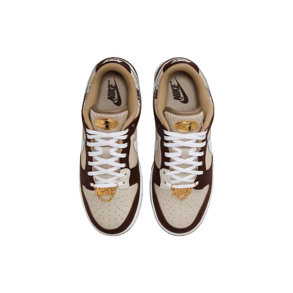 Nike Dunk Low Light Orewood Brown Women Sneakers White DX6060-111