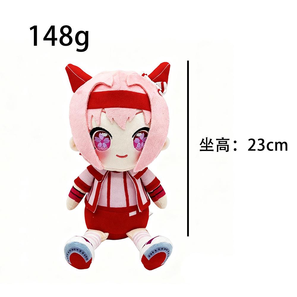 Кавайная плюшевая игрушка Uma musume Персонаж аниме Pretty Derby Мерч Рисовый Душ Огури Кэп Игрушки Maruzensky Подарок на День Рождения Рождество