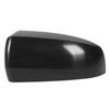 Side Mirror Cap Cover Unpainted Black UV Protection Scratch Resistant Side Rearview Wing Mirror Cap