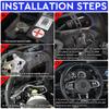 MC Carbon Fiber Magnetic Paddle Shifters For VW Volkswagen Golf MK7 MK7.5 Golf R Scirocco Steering Wheel Paddles Shifter