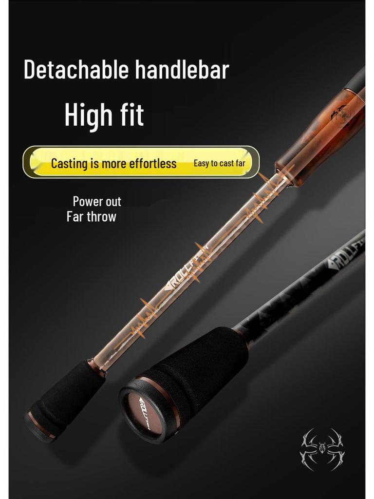 Carbon Pistol Handle ML Action Lure Fishing Rod - General Purpose