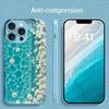 Бирюзовая вода с белыми ромашками для чехла iPhone 17 для coque iphone Чехол fundas Стекло для iPhone 17 16 15 14 13 12pm Pro Plus