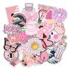 50PCS Girl Pink Stickers VSCO Hydro Flask Fresh Sticker Book for Luggage Skateboard Laptop Motorcycle Decal Waterproof Decals