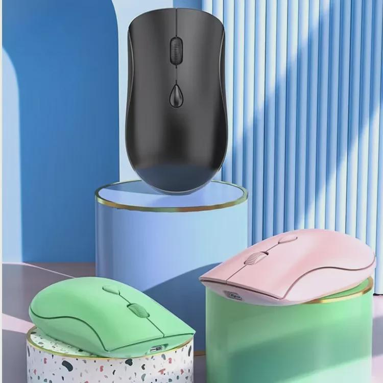 Беспроводная двухрежимная бесшумная мышь Spot Wireless 2.4G Bluetooth для ноутбука, настольного компьютера и телевизора