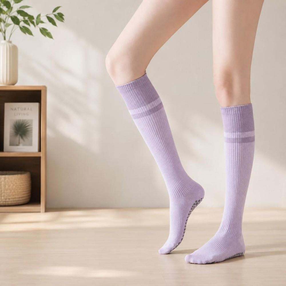 Adhesive Dots Compression Socks Elastic Pilates Socks Grip Socks Yoga Socks Pilates