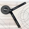 7-Inch Professional Miter Saw Protractor - Laser-Engraved Angle Gauge for Precision Woodworking & Carpentry ( High-Accuracy)