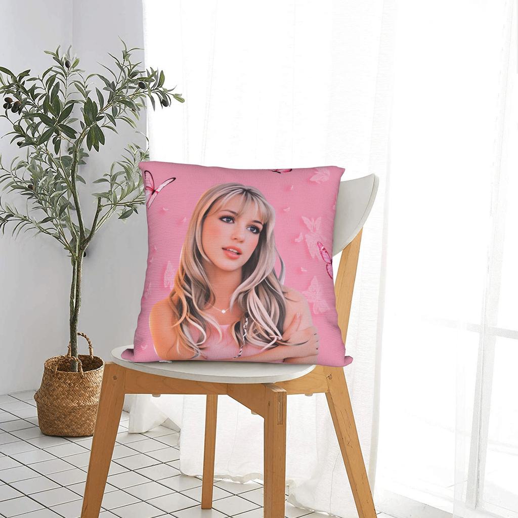 Pillow Cover Singer B-Britneyy S-Pearss Cute Funny Pillow Case For Sofa Home Decoration Pillowcases
