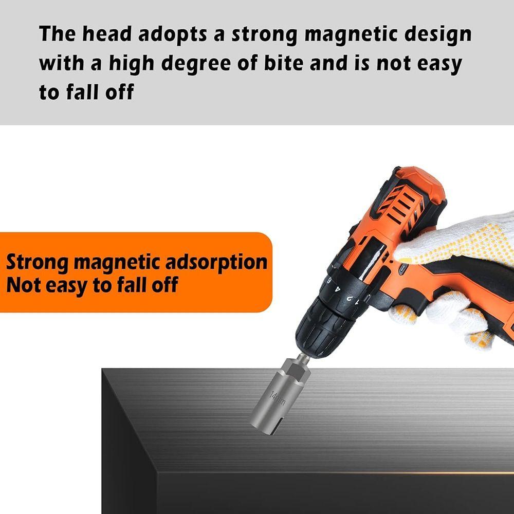 H11/13/15/17/19 Butterfly Bolt Socket Sleeve Steel Wrench Hex Shank Socket Electric Screwdriver