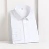 Men's Summer 100% Cotton T-shirt Solid Turn Down Collar Top Business Professional Short Sleeve Shirt