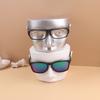Resin Mannequin Head Model Physical Shop Eyeglass Stand Shop Mall Sunglasses Display Holder Photo Studio Prop