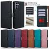 Magnetic Buckle Flip Wallet Case for Samsung Galaxy S25 S24 S23 S22 S21 Ultra S25 Plus S24 FE Note 20 Protect Cover Leather Case
