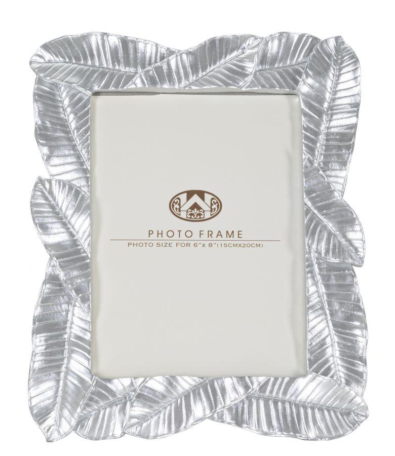 Photo Frame Lefy Silver Cm 23X2,5X27,5 (Misura Interna Cm 15X20)