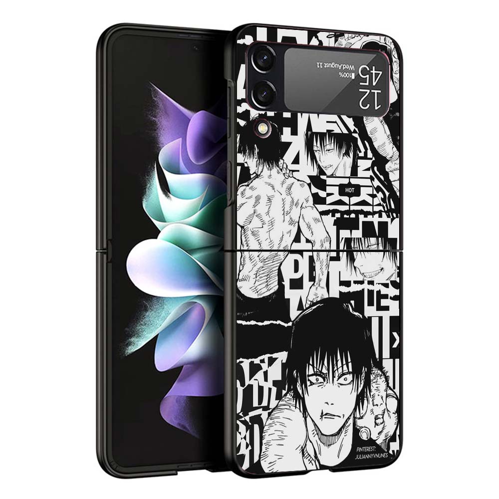 Чехол для телефона JusuKaisen Фушигуро Тодзи для Samsung Galaxy Z Flip7 Flip6 5G Flip5 Flip4 Flip3 ZFlip 7 6 3 4 5 Ударопрочная задняя крышка