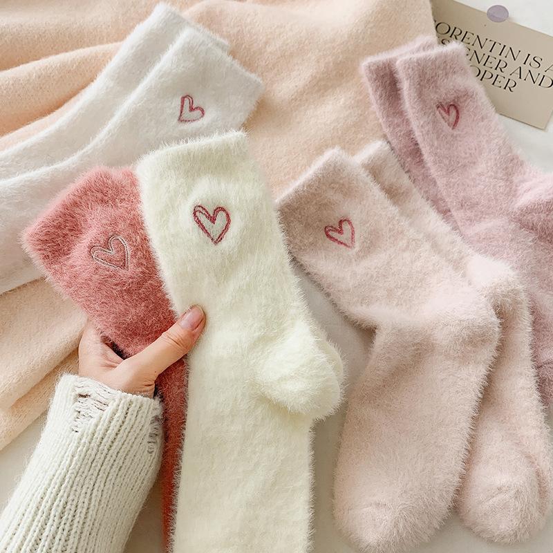 Fuzzy Socks for Women Fluffy Warm Slipper Winter Cozy Socks for Home Sleeping