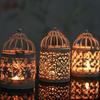 Antique Moroccan Style Lantern Hollow Candle Holder Stand Wedding Romantic Decor