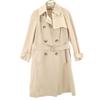 Linen Blend Trench Coat 36 Beige CODE Women Used