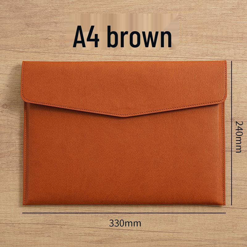 Кожаный держатель для документов формата А4 с настраиваемым логотипом