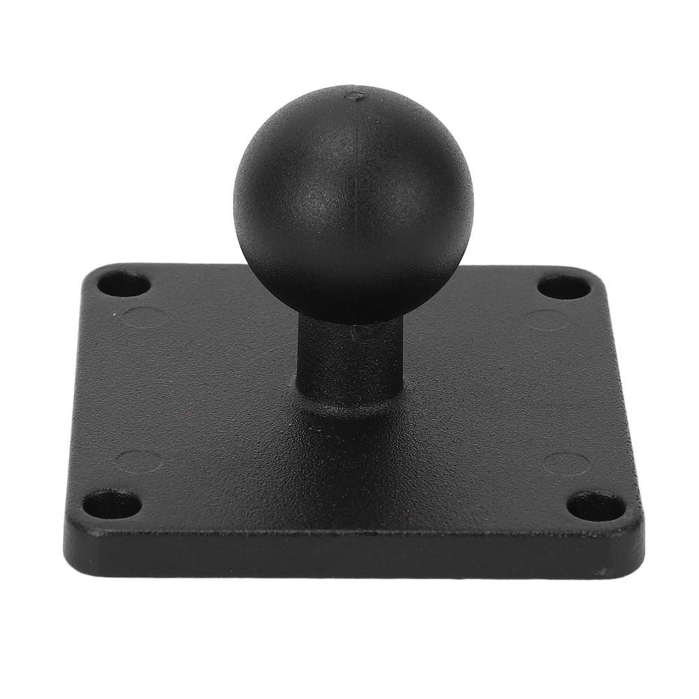 Rubber Ball Mount Base Aluminum Alloy AMPS Square Plate Durable Ball Mount Adapter Plate  for Cars