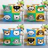 Cartoon Simple Cute Dog Pillow Case Plush Fabric Soft Double Sided Print Home Sofa High Quality Cushion Cover Throw