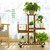 Multi-Layer Solid Wood Flower Stand for Living Room & Balcony