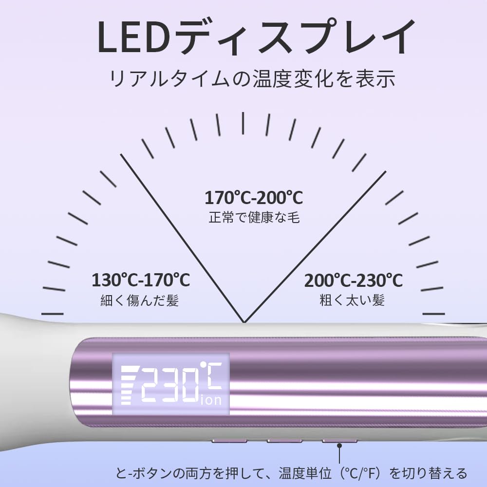 Титановый утюжок для волос с быстрым нагревом и отрицательными ионами для создания гладких волос. Многофункциональный выпрямитель и щипцы для завивки. Инструмент для укладки с двойным напряжением для профессионалов.