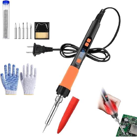 Industrial Grade Welding Pen Repair Tool Set, Digital Display Welding Pen, 3 in 1 Household High-Power Soldering Pen Set, Adjustable Temperature