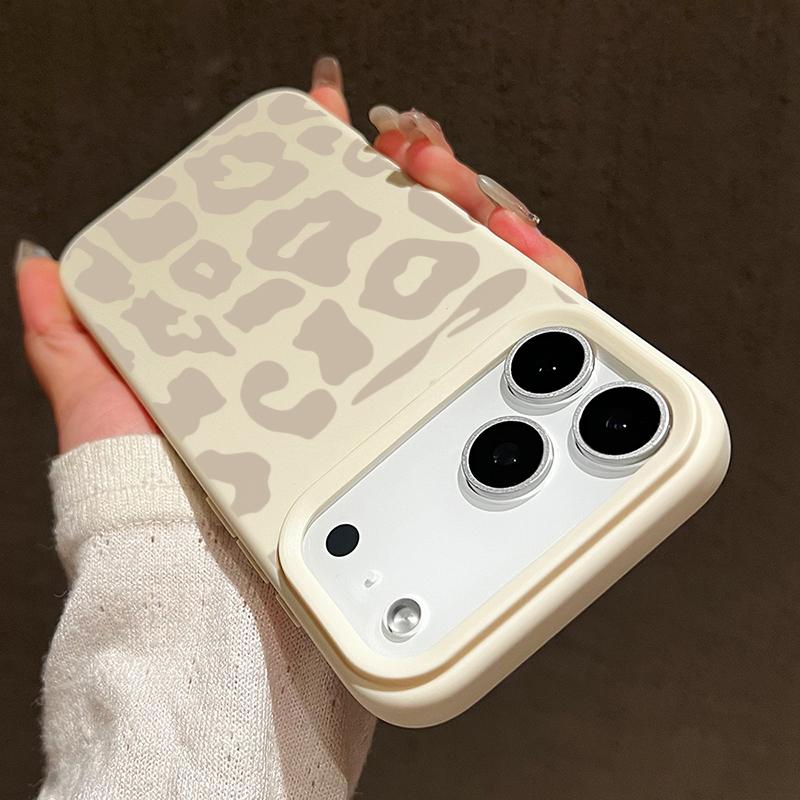 Силиконовый чехол для телефона с леопардовым узором и конфетами для iPhone 17 16 15 14 13 12 11 Pro Max Plus Air, противоударный, с мягким ТПУ бампером, задняя крышка