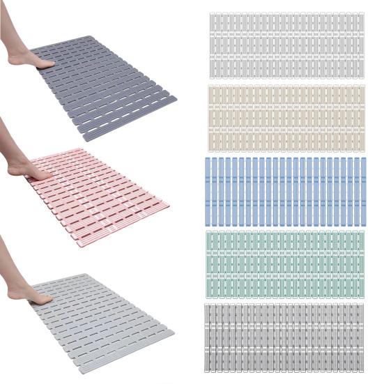 Нескользящий коврик для душа для ванной комнаты, массажный коврик для ног, быстросохнущий, пригодный для машинной стирки, 68*40 см, коврик для ванны