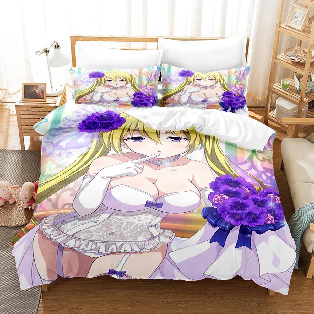 Trinity Seven Bedding Collection Single Twin Full Queen King Size Bed Collection Adult Kid Bedroom Duvet Cover Collections Print Anime With Bed Lin