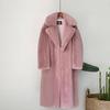 Womens Plus Size Long Faux Fur Coat 2026 Winter Warm Oversized Street Style Jacket No Hood