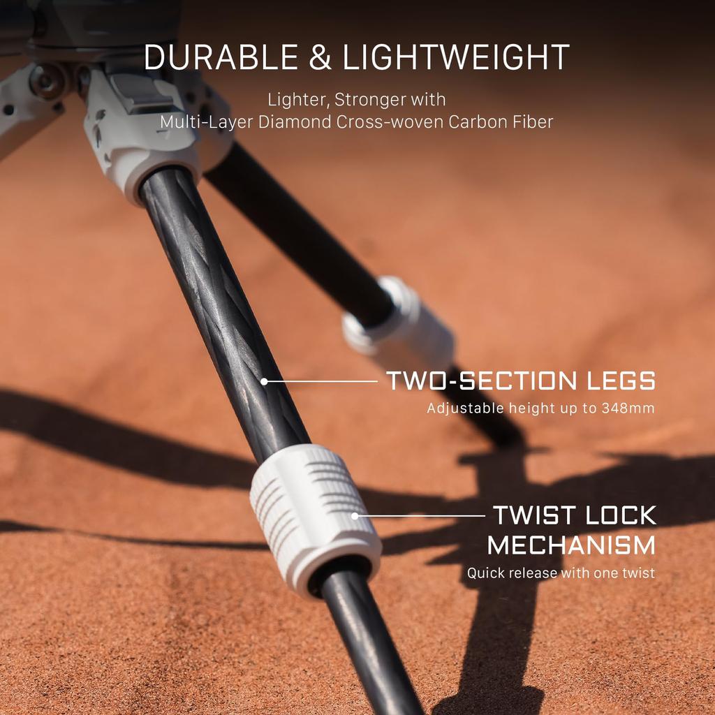 TILTA Настольная видеоголовка с жидкостным охлаждением, 1 ярус, штатив из углеродного волокна, цвет «серый космос» (3 кг) TT-VT03-FB-SG