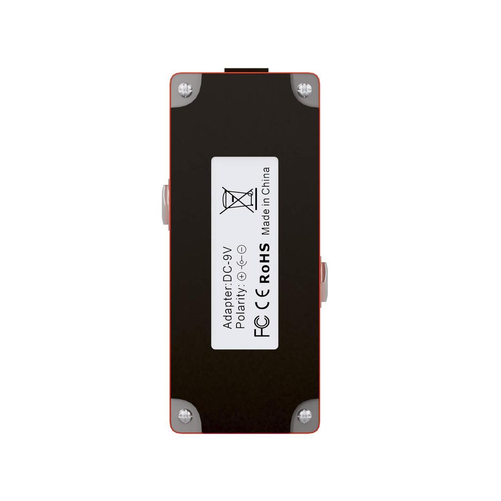 ISET Overdrive Guitar Pedal Gear Mini Single Effect for Electric Guitar and True Bypass Bass, (Overdrive)