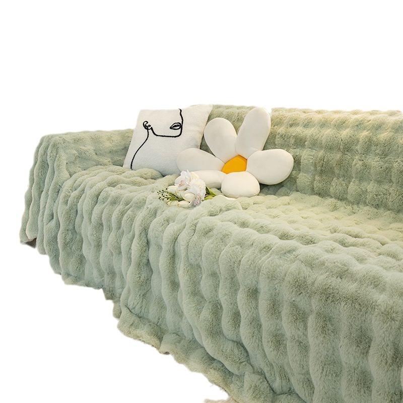 Простой тканевый чехол для дивана, утолщенное полотенце для дивана, цельный универсальный чехол для дивана, полное покрытие, одеяло, подушка