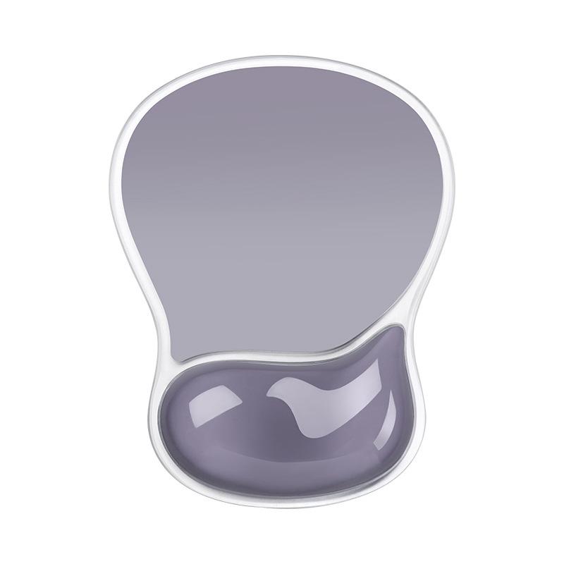 Gradient Mouse Pad Non-slip Wrist Support Ergonomic Mouse Pad with Wrist Rest Transparent Silicone wrist pad rest Mice Mat