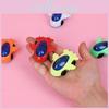 Space Kids Plastic Airplane Toy With Sliding Function For Visual Skills Motor