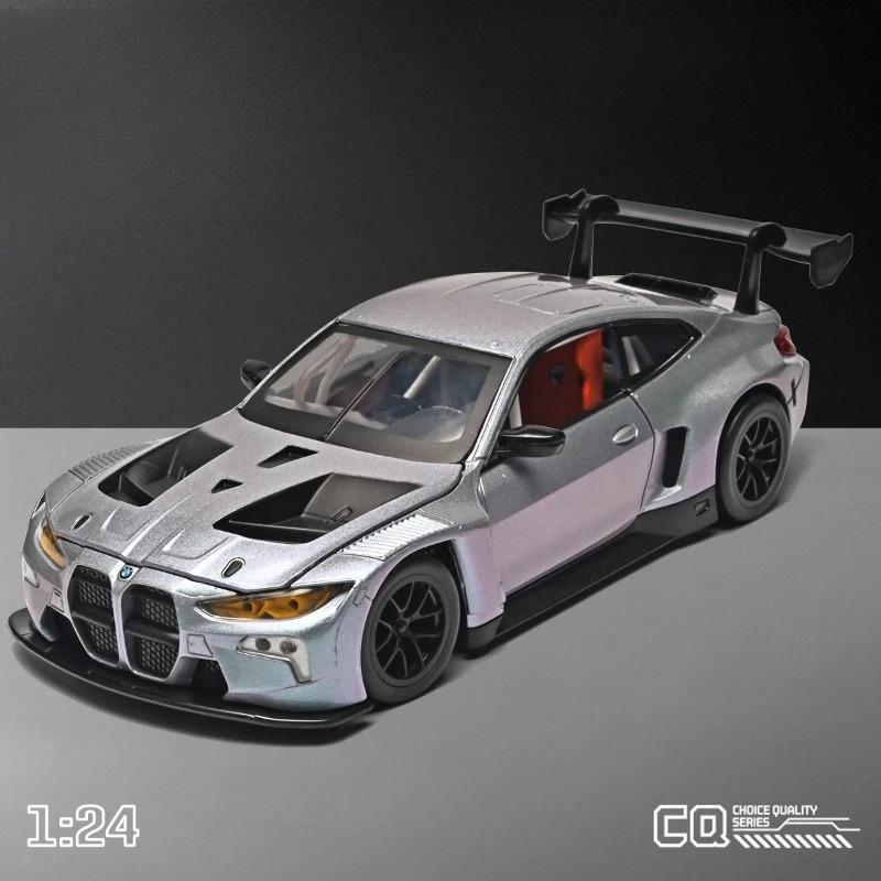 Официально лицензированная модель автомобиля BMW M4 в масштабе 1/24 из сплава, литая игрушечная модель транспортного средства, коллекция, миниатюрный декор для дома, подарок парню