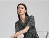 Ladies' temperament slimming dress 2025 summer thin cut age reducing floral skirt high-end mid length skirt