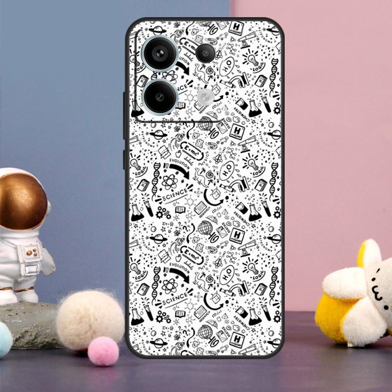 Винтажный кейс для химической лаборатории для Xiaomi Redmi Note 15 Pro Plus 10 11 12 13 14 Pro Redmi 15 15C 14C 10C 12C 13C Чехол