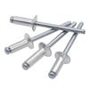 Aluminum Countersunk Open End Rivets GB12617 (Sizes: 2.4mm, 3mm, 3.2mm, 4mm, 5mm)