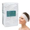 Non -Woven Skin Management Spa Facial Headband 10pcs /Set Disposable Non -Slip Beauty Salon Makeup Elastic Wrap Hair Band Buckle