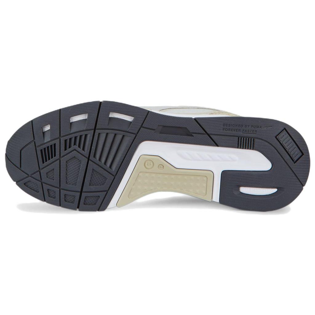 Puma Mirage Sport Hacked Safari Fabric Leather Comfortable Sports Low-Top Lifestyle Shoes Unisex Sneaker Yellow Gray 386624-03