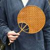 Ручная работа бамбуковый плетеный вентилятор портативный охлаждающий вентилятор для летних охлаждающих веслах и свадьбах вечеринках домашний декор на стену подарок