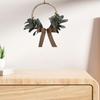 1Pc Nordic Simulation Leaf Simple Wreath Ornament Wall Hanging Beads Home Decoration Door Hanging