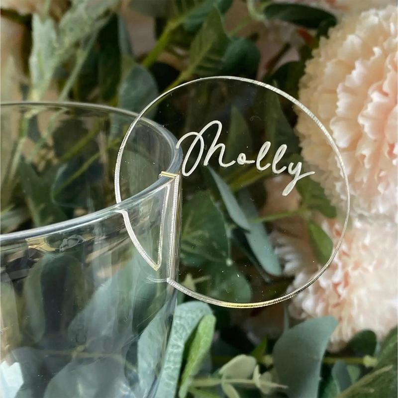 Бирки для бокалов с вином 30 шт. Круглые бирки для напитков на вечеринку, маркеры для бокалов и подвески, DIY-этикетки для напитков, круглые бирки для напитков на вечеринку