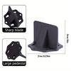 Mini Heavy Duty Manual Wood Splitter Small Durable Wood Splitter Wedge Black Divider Firewood Kindling Splitter Camping